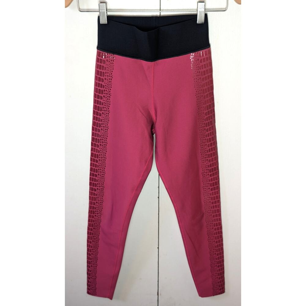 Ultracor Pink Crocodile Print Leggings XS